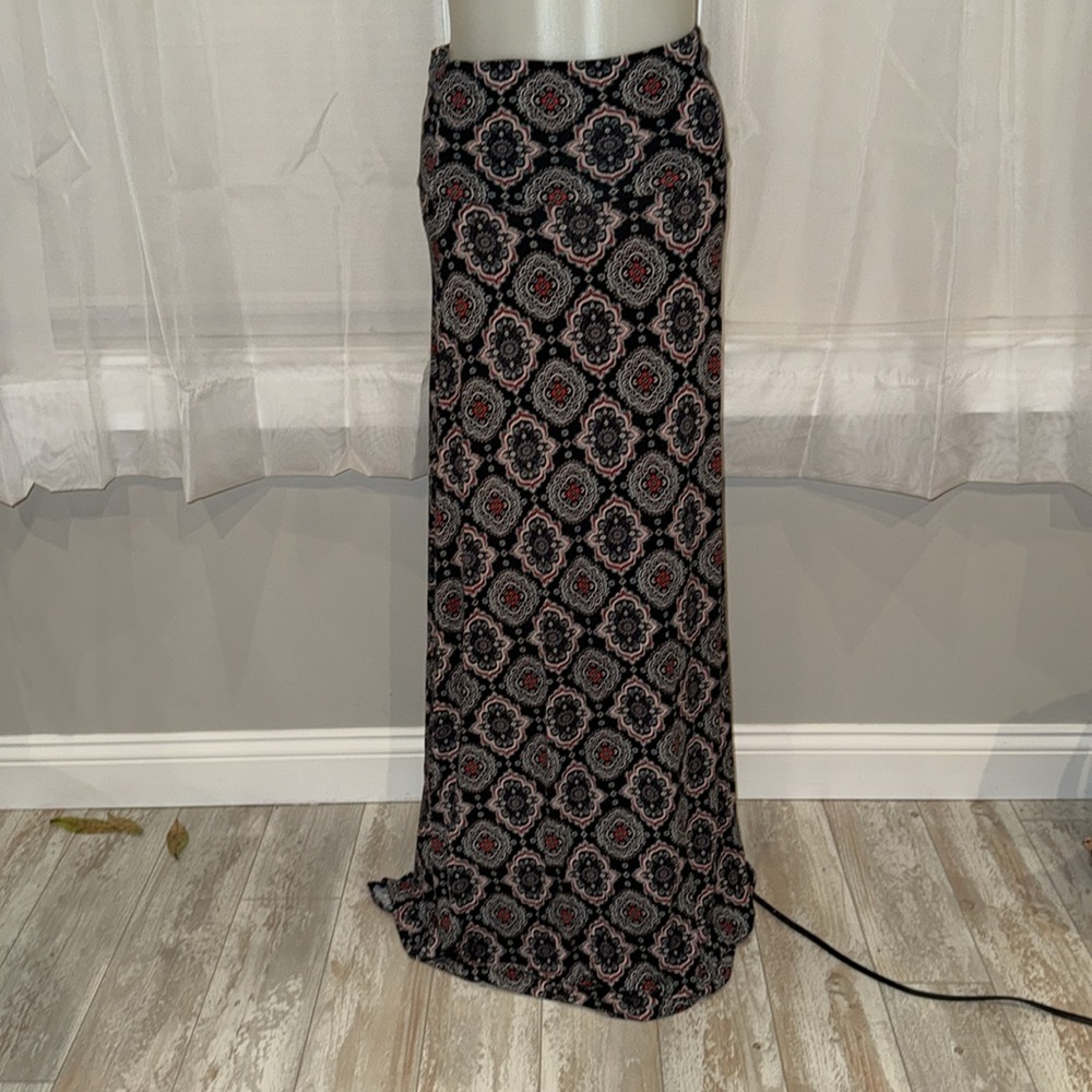 Loveappella‎ geometric maxi skirt